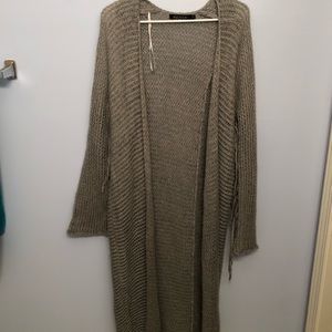 Grey Australian Duster Cardigan